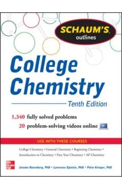 Schaum's Outline of College Chemistry: 1,340 Solved Problems + 23 Videos