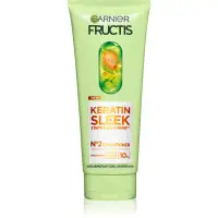 Garnier Fructis Keratin Sleek balsam pentru păr uscat și fragil 200 ml