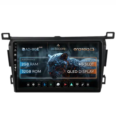 Navigatie Toyota RAV4 (2013-2018), Android, E-Octacore 2GB RAM + 32GB ROM, 9 Inch - AD-BGE9002+AD-BGRKIT092