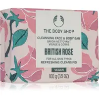 The Body Shop British Rose Cleansing Bar săpun solid corp si fata