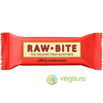 Baton Raw cu Mar si Scortisoara fara Zahar Adaugat si Fara Gluten Ecologic/Bio 50g