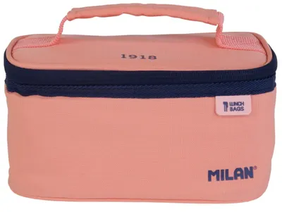 Geantă de prânz Milan 1918 - cu 1 cutie, roz, 1.5 l