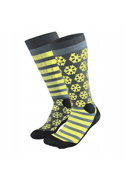 Sosete sport FT Graphic - multicolore - amortizare medie - Galben