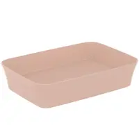 Lavoar pe blat roz lucios 55 cm, dreptunghiular, fara preaplin, Ideal Standard Ipalyss