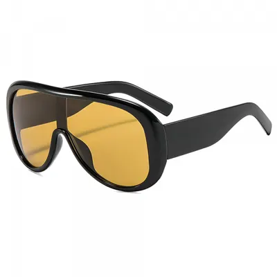 Ochelari De Soare Dama Techsuit 89337, Negri Galbeni