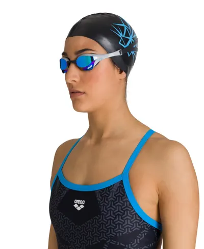Arena Zwembril Cobra Ultra Swipe Mirror Blauw/Zilver