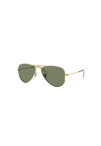 Ochelari de soare aviator cu lentile polarizate si rama metalica - Auriu