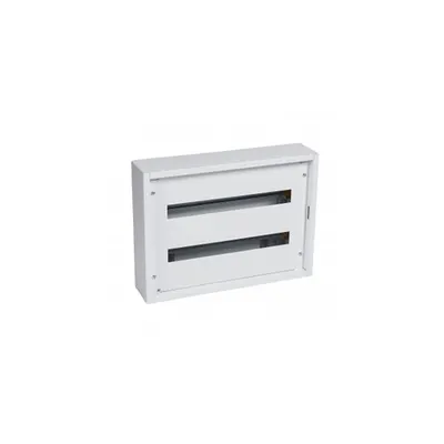Tablou metalic modular XL³ S 160 montaj aparent 24-module pe rand - RAL 9003 - 2 randuri - 48 module - 440x595x135 mm