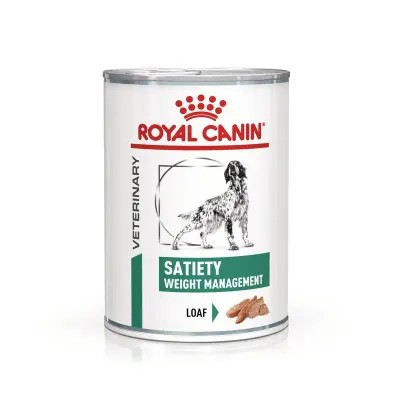 Conserva dietetica pentru caini Royal Canin Satiety Weight Management 410 gr
