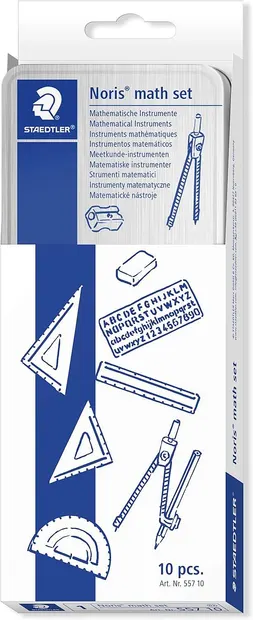 Set de desen Staedtler Math Set - 10 piese