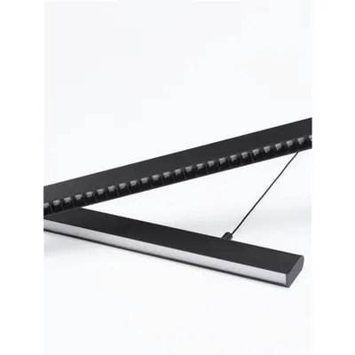 Sistem iluminat pe sina BREDA MAGNETIC Nisipiu Negru Aluminiu 24W DC48V Philips 2121Lm >90 3000K IP20