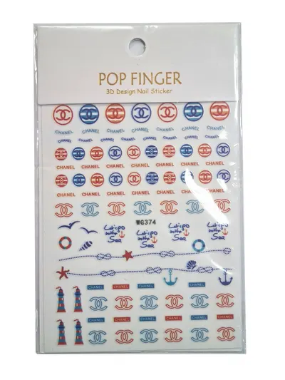 Sticker Unghii Silver - WG374