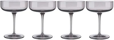 Set 4 pahare de șampanie Blomus - Fuum, 300 ml, maro