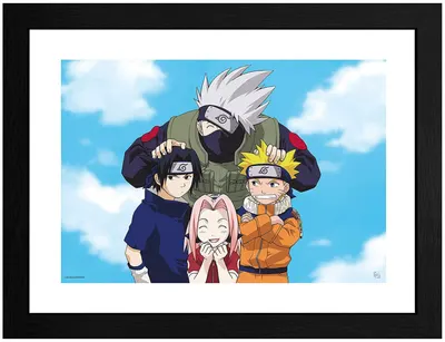 Afiș înrămat GB Eye Animation: Naruto - Team 7