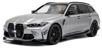 Model de colecție SOLIDO Modern: Mașini - BMW M3 Touring with Performance Parts, Frozen Pure Grey Metallic, 2024
