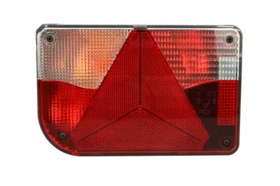 Stop spate stanga BBSN 830 (P21 5W P21W PY21W, 12V, cu intermitent, cu lumina de ceata, cu stop, lumina de parcare, reflector triunghiular, conector: Bayonet 5PIN)