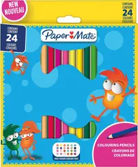 Creioane de colorat Paper Mate Kids - 24 de culori