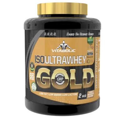ISO UltraWhey Gold cu aroma Vanilla Hazelnut, 2kg, Vitabolic