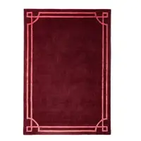 Covor burgundy țesut manual din lână 160x230 cm Gatsby – Flair Rugs