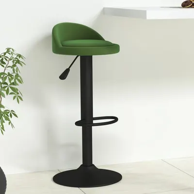 Gossi scaun de bar, verde inchis, catifea