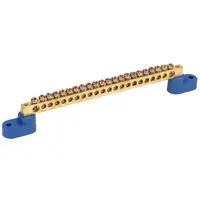 Neutral bus bars with two corner Izolators SHNI-6x9-22-U2-S