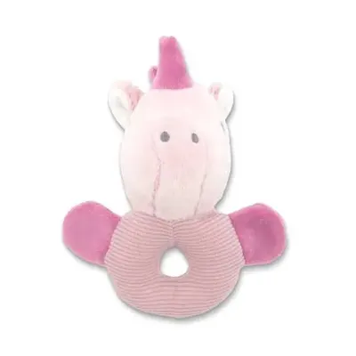 Zornaitoare de plus pentru bebelusi Lorelli Natural Unicorn Roz