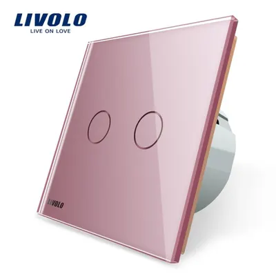 Intrerupator dublu reset, buton revenire Roz