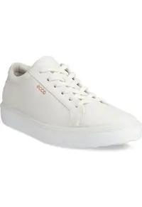 Tenisi casual dama piele naturala - alb - Alb