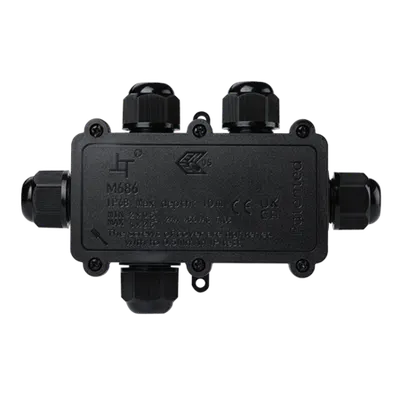 Elmark Junction Box 5 Entry 450vac 24a, Ip68