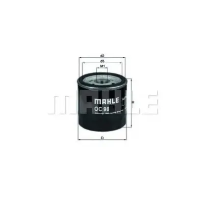 Filtru ulei MAHLE ORIGINAL OC 90 OF
