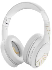 Căști wireless cu microfon PowerLocus - P19, roz/alb