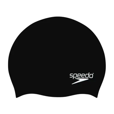 Speedo Kinder Badmuts Moulded Silicone Zwart