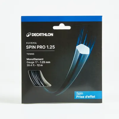 Cordaj Tenis Monofilament Pentagonal TA930 Spin 1.25 mm Negru
