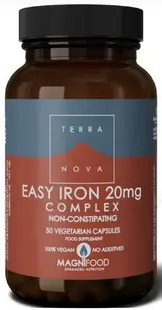 Easy Iron Complex, 20 mg, 50 capsule, Terra Nova