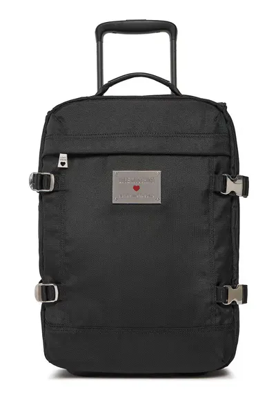 Valiza medie femeie - textil - negru - One Size INTL