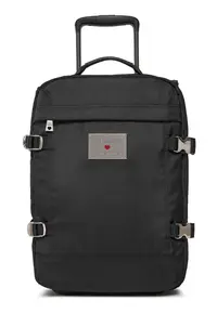 Valiza medie femeie - textil - negru - One Size INTL