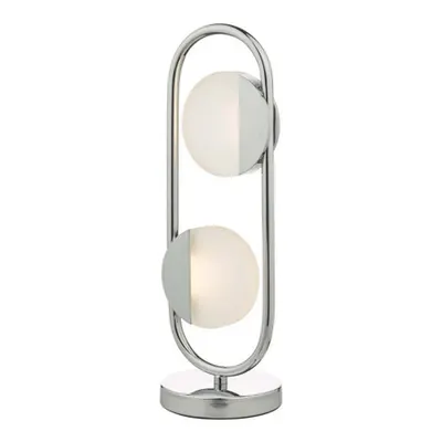 Veioza Axelia 2 Light Table Lamp Polished Chrome LED