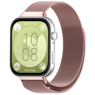 Curea Techsuit W009 pentru Huawei Watch Fit 5 Pro / Fit 5 / Fit 4 Pro / Fit 4 / Fit 3, Roz