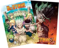 Set de postere mini GB eye Animation: Dr. Stone - Group & Artwork