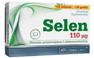 Selenium, 110 mcg, 120 tablete, Olimp