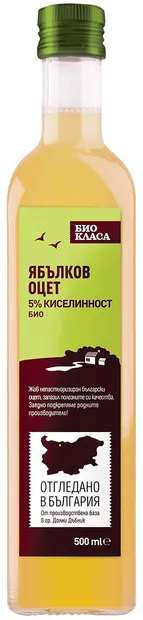 Oțet de mere, 500 ml, Bio Class