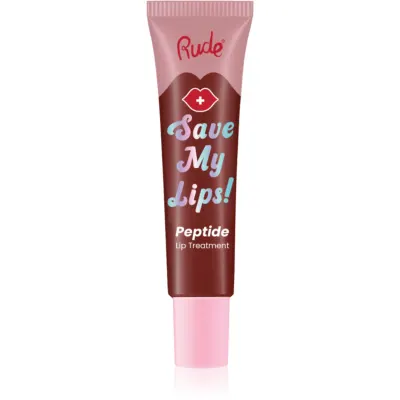 Rude Cosmetics Save My Lips balsam de buze hidratant cu peptide culoare Cherry 15 ml