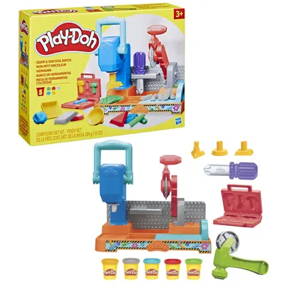 Set plastilina - Stamp & Saw Tool Bench