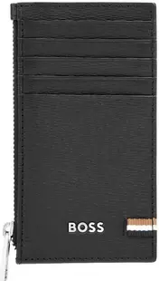 Breloc Hugo Boss Classic Smooth - protecție RFID, negru