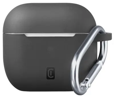 Husă pentru căști Cellularline - Bounce, AirPods 3, negru