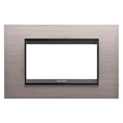 Placa ornament CProiector HORUS LUX metal- 4 module - BRUSHED ALUMINIUM LAVY - CProiector HORUS