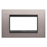 Placa ornament CProiector HORUS LUX metal- 4 module - BRUSHED ALUMINIUM LAVY - CProiector HORUS