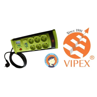 Vipex 43025 Prel protectie la supratensiune (3×1,5mm) 6P USB 3m