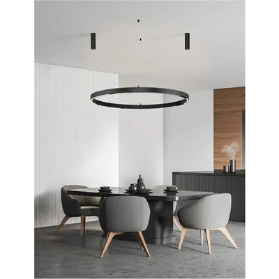 Sistem iluminat pe sina BREDA MAGNETIC Nisipiu Negru Aluminiu LED sus Size 65W jos Size 50W Driver 100W AC 220-240V 4042Lm 3000K CRI>90 IP20 Beam : 120°
