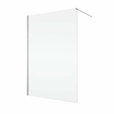 Paravan dus sticla walk-in 120x200 cm, slefuit lucios, sticla 8 mm, Ronal Easy
